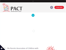 Tablet Screenshot of pactfriends.co.uk